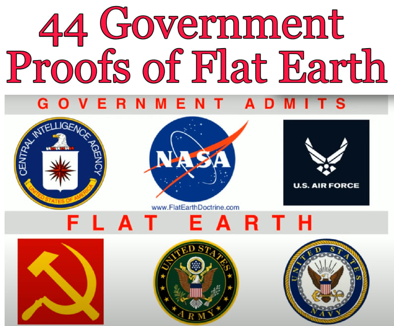 44 Government Documents Prove Flat Earth
