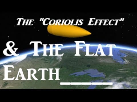 Coriolis Effect Debunks Does NOT Flat Earth