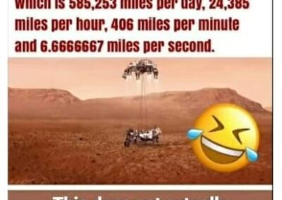 NASA MARS Traveled 6.6666 miles per second Luciferian