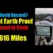 World Record? Flat Earth Proof - Israel to Crete - 616 Miles
